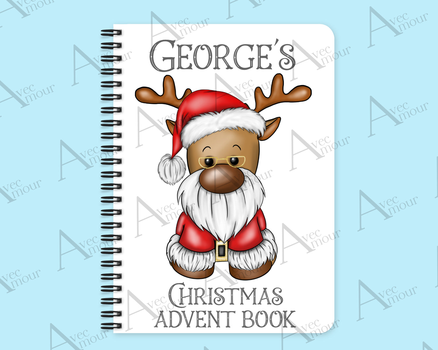 Santa Reindeer Advent Activity Book