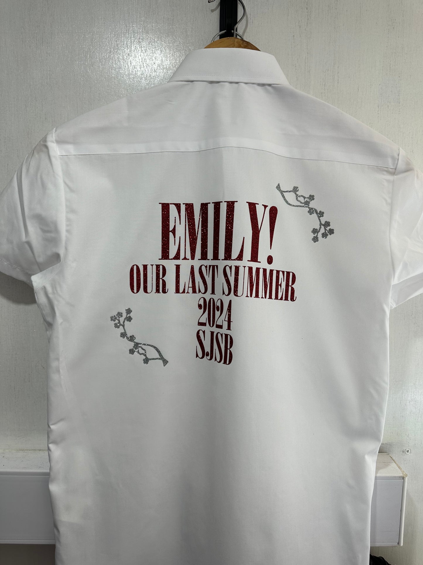 Last Summer personalised leavers shirt